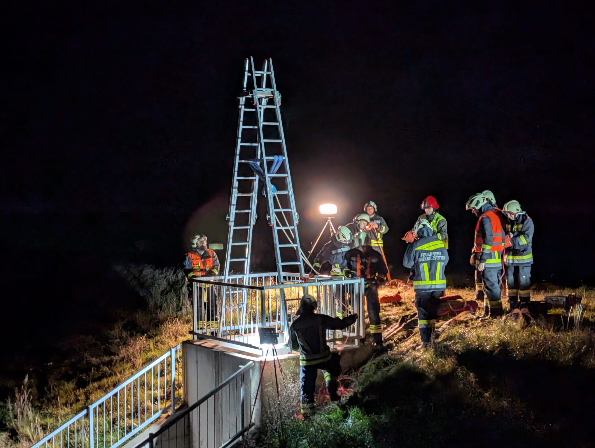Einsatzübung „Tiefenrettung“ am 25.10.2025