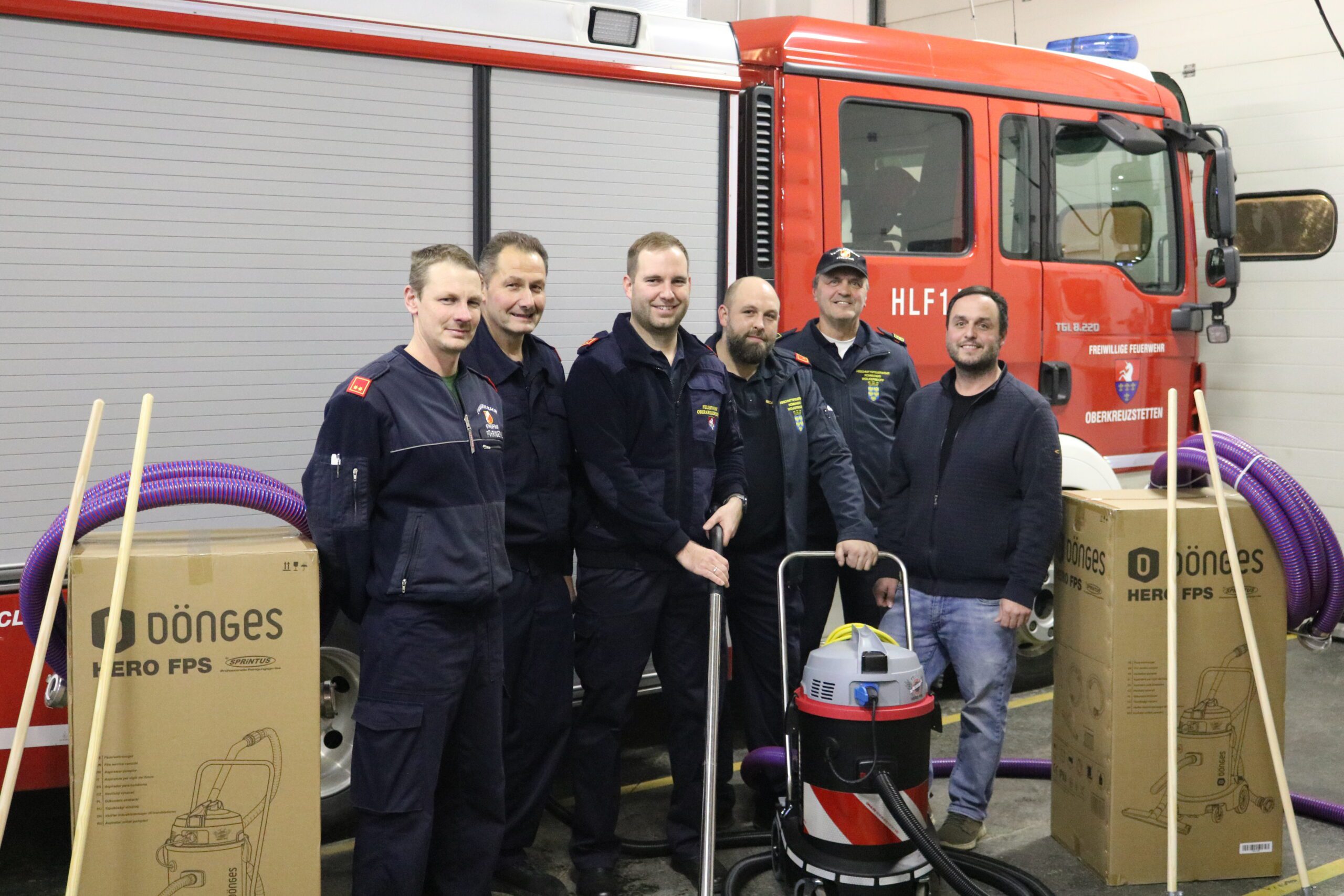 Übergabe der neuen Pumpsauger