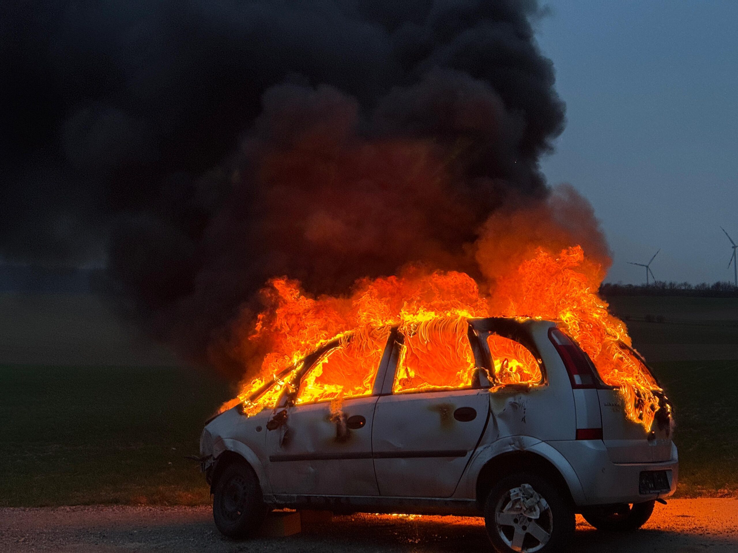 Übung Fahrzeugbrand am 21.03.2026